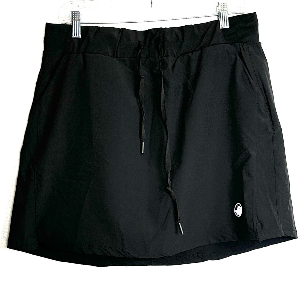 Canada Weather Gear Black Skort XL Athletic Golf Tennis Travel Activewear Pocket
